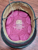 SB39 Derbyshire (Sherwood Foresters) Forage cap by M. W. Shee, Burnley. Quality enamel badge complete with chin strap.
