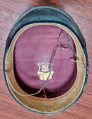 SB41 Royal Army Medical Corps. Attributed to .S. McGlaughlin. Forage cap by Webb & Bonella, 4 Savile Row., London. With chin strap.
