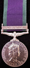 P100 Single. CSM 1962 one clasp “NORTHERN IRELAND”, 24302278 Pte. G. R. Mansell, Glosters.