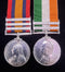 P49 Pair : Queen’s South Africa Medal 1899 with three clasps "CC, OFS, JoB.” and Kings South Africa medal with two clasps “S.A 1901 & S.A. 1902” both medals correctly impressed to 5131 Pte. P. Sweeney, Cheshire Regt.
