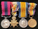 Miniatures Distinguished Conduct Medal G.V.R. 191415 Star British War and Victory Medals