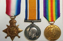 Trio: 1914/15 star, British War and Victory Medal all correctly impressed to 3274 PTE. T. M. COLE 8/BN AIF.