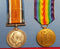 PAIR: British War and Victory Medal, both correctly impressed to 1862 PTE F. MADDERN 38/BN AIF.