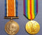 PAIR: British War and Victory Medal, both correctly impressed to 2891 PTE F. V. DRIVER 54/BN AIF.