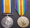 PAIR: British War and Victory Medal, both correctly impressed to 1949 PTE L. MCDONALD 57/BN AIF.