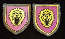 PAIR OF SOUTH EASTERN COMMAND EMBROIDED SECOND WORLD WAR FORMATION PATCHES (CEASED TO EXIST 1944)