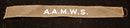 AUST. ARMY MEDICAL WOMAN’S SERVICE SHOULDER TAB