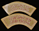 PAIR OF NEW SOUTH WALES MOUNTED RIFLES S (YELLOW)