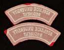 PAIR OF ADELAIDE UNIVERSITY REGIMENT SHOULDER FLASHES