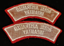 PAIR OF ROYAL AUSTRALIAN INFANTRY SHOULDER FLASHES