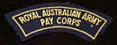 ROYAL AUSTRALIAN ARMY PAY CORPS SHOULDER FLASH