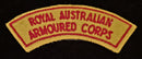 ROYAL AUSTRALIAN ARMOURED CORPS SHOULDER FLASH