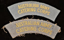 PAIR OF AUSTRALIAN ARMY CATERING CORPS