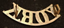 YORKSHIRE REGIMENT GREEN HOWARDS SHOULDER TITLE