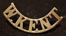 WEST KENT REGIMENT SHOULDER TITLE
