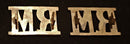 PAIR OF ROYAL MARINES SHOULDER TITLES