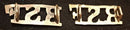 PAIR OF ROYAL SCOTS FUSILIERS SHOULDER TITLES