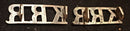 PAIR OF KINGS ROYAL RIFLES SHOULDER TITLES