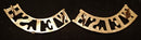 PAIR OF WELSH REGIMENT SHOULDER TITLES