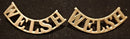 PAIR OF WELSH REGIMENT SHOULDER TITLES