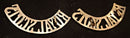 PAIR OF ROYAL SCOTS SHOULDER TITLES