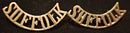 PAIR OF SUFFOLK REGIMENT SHOULDER TITLES