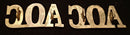 PAIR OF ARMY ORDNANCE CORPS SHOULDER TITLES