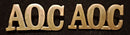 PAIR OF ARMY ORDNANCE CORPS SHOULDER TITLES