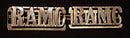 PAIR OF ROYAL ARMY MEDICAL CORPS SHOULDER TITLES