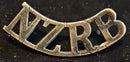 NEW ZEALAND RIFLE BRIGADE SHOULDER TITLE (GAUNT MARKED)