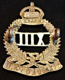 WW1 NEW ZEALAND 13TH (NORTH CANTERBURY) MOUNTED RIFLES CAP BADGE