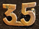 CANADIAN 35TH BATTALION (TORONTO) SHOULDER TITLE