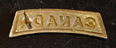 CANADIAN CEF WW1 BLOCK TYPE METAL SHOULDER TITLE (ONE LUG)