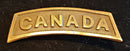 CANADIAN CEF WW1 BLOCK TYPE METAL SHOULDER TITLE (ONE LUG)
