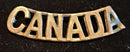 CANADIAN “CANADA” CEF WW1 SHOULDER TITLE (MISSING LUGS)