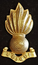 12-1, CANADIAN FIELD ARTILLERY OFFICER’S COLLAR BADGE (GAUNT MARKED)