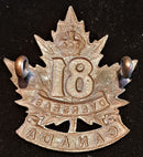 E81 - 81st BATTALION (TORONTO) CAP BADGE