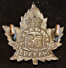 E52 - 52nd BATTALION (PORT ARTHUR, ONTARIO) COLLAR BADGE