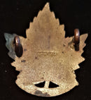 E46 - 46th BATTALION (SASKATCHEWAN) CAP BADGE "SERVICE SUPPLY ROCHESTER" MARKED