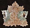 E39 - 39th BATTALION (BELLEVILLE, ONTARIO) CAP BADGE