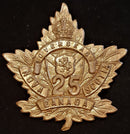 E25 - 25th BATTALION, (NOVA SCOTIA) CAP BADGE