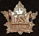 E21 - 21st BATTALION (EASTERN ONTARIO) COLLAR BADGE