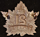 E21 - 21st BATTALION (EASTERN ONTARIO) CAP BADGE
