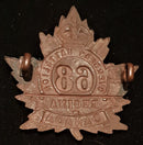 E68 - 68th BATTALION (REGINA, SK.) CAP BADGE
