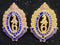 6th Infantry Battalion City of Melbourne Regiment Officers Enamel Collar Badges