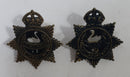 11th Infantry Battalion The City of Perth Regiment 30mm Oxidised Collar set