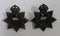 11th Infantry Battalion The City of Perth Regiment 30mm Oxidised Collar set