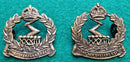 33rd Infantry Battalion - The New England Regiment - Oxidised pair of collars (C269)