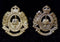 44th Infantry Battalion West Australian Rifles Brass pair of collars (one collar missing lugs)