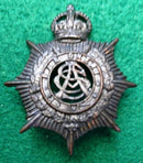 Australian Army Service Corps 45mm Oxidised Hat Badge